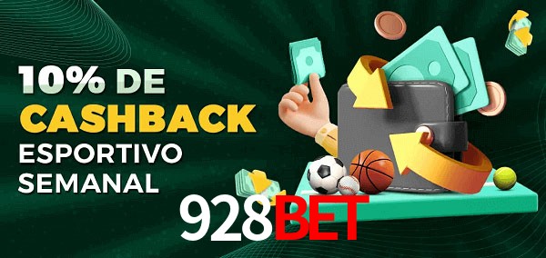 10% de bônus de cashback na 928bet